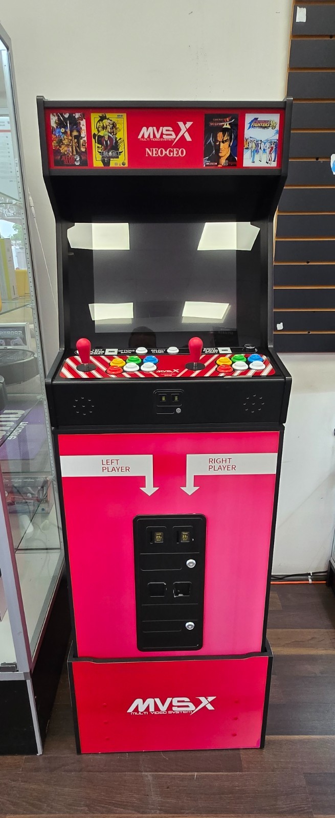 mvsx snk neo-geo arcade machine with 50 games included