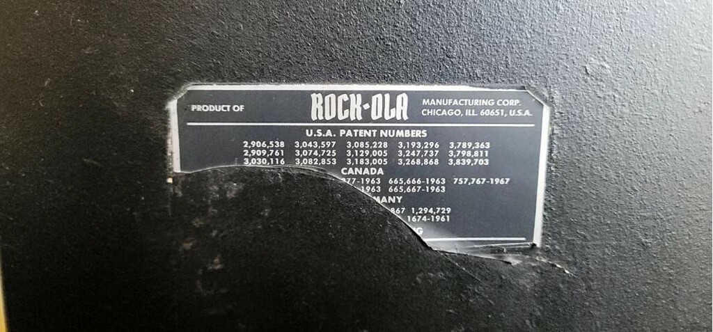 Rock-Ola 480 Jukebox 1978 Single Owner Fully Restored Original Finish