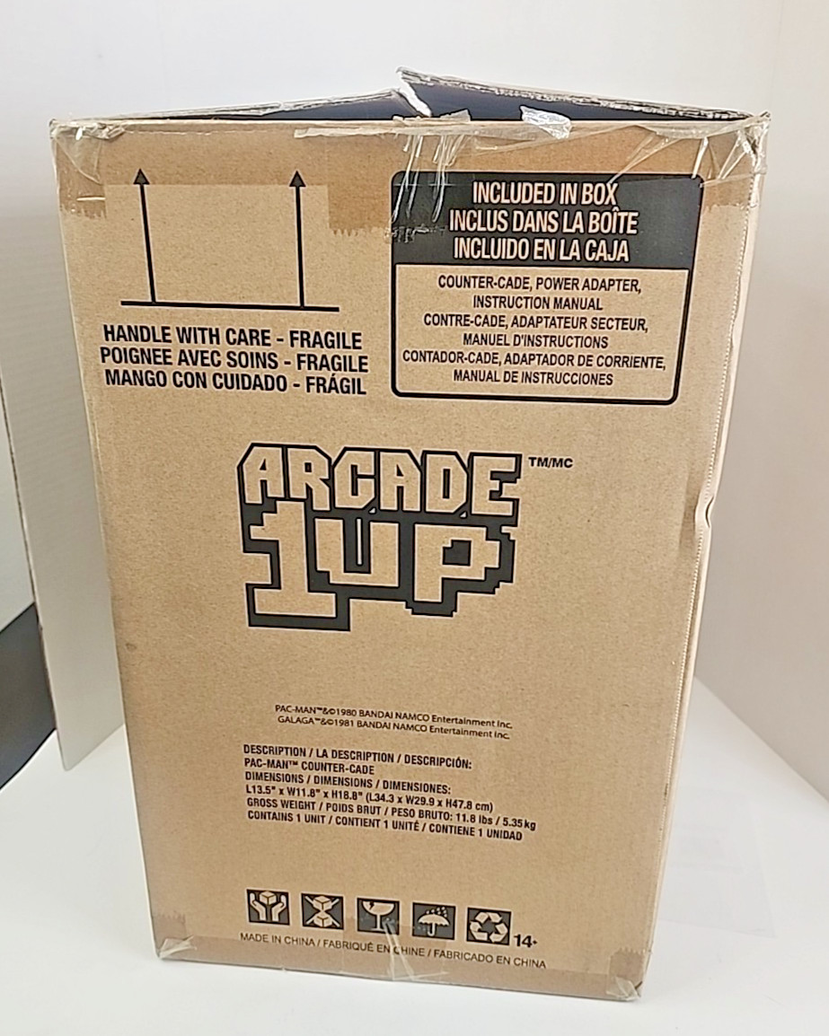 Arcade1up Pac-Man Galaga Countercade 8295 Tabletop Arcade Machine + Original Box