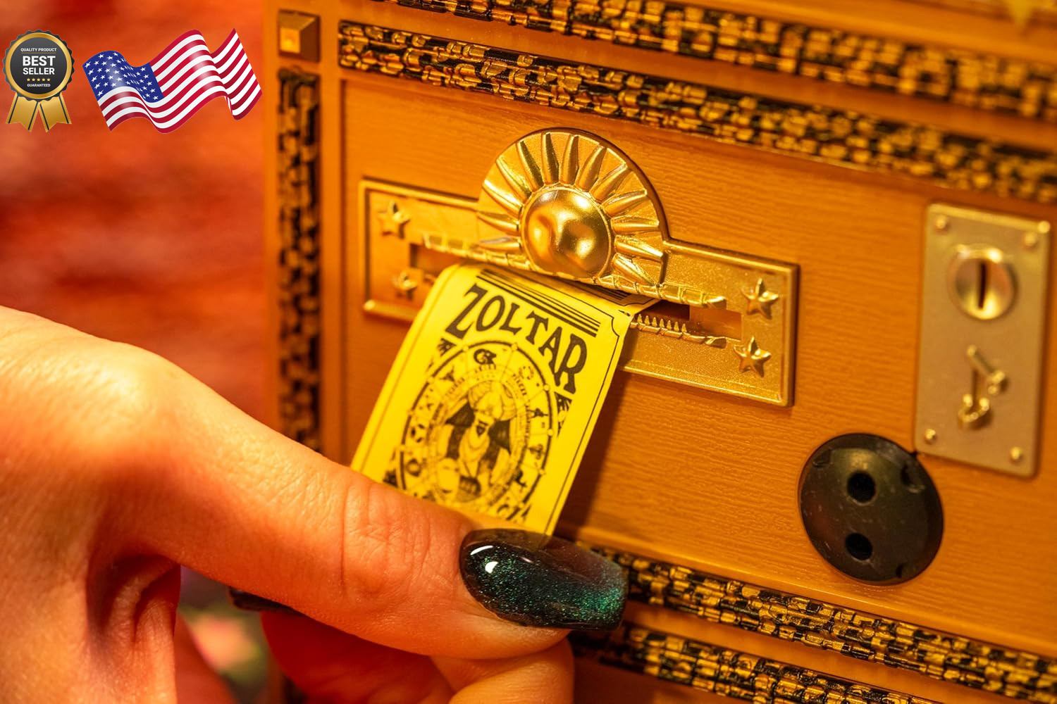 Zoltar Speaks Mini Replica Fortune Teller Machine 1/6 Scale Fully Animated