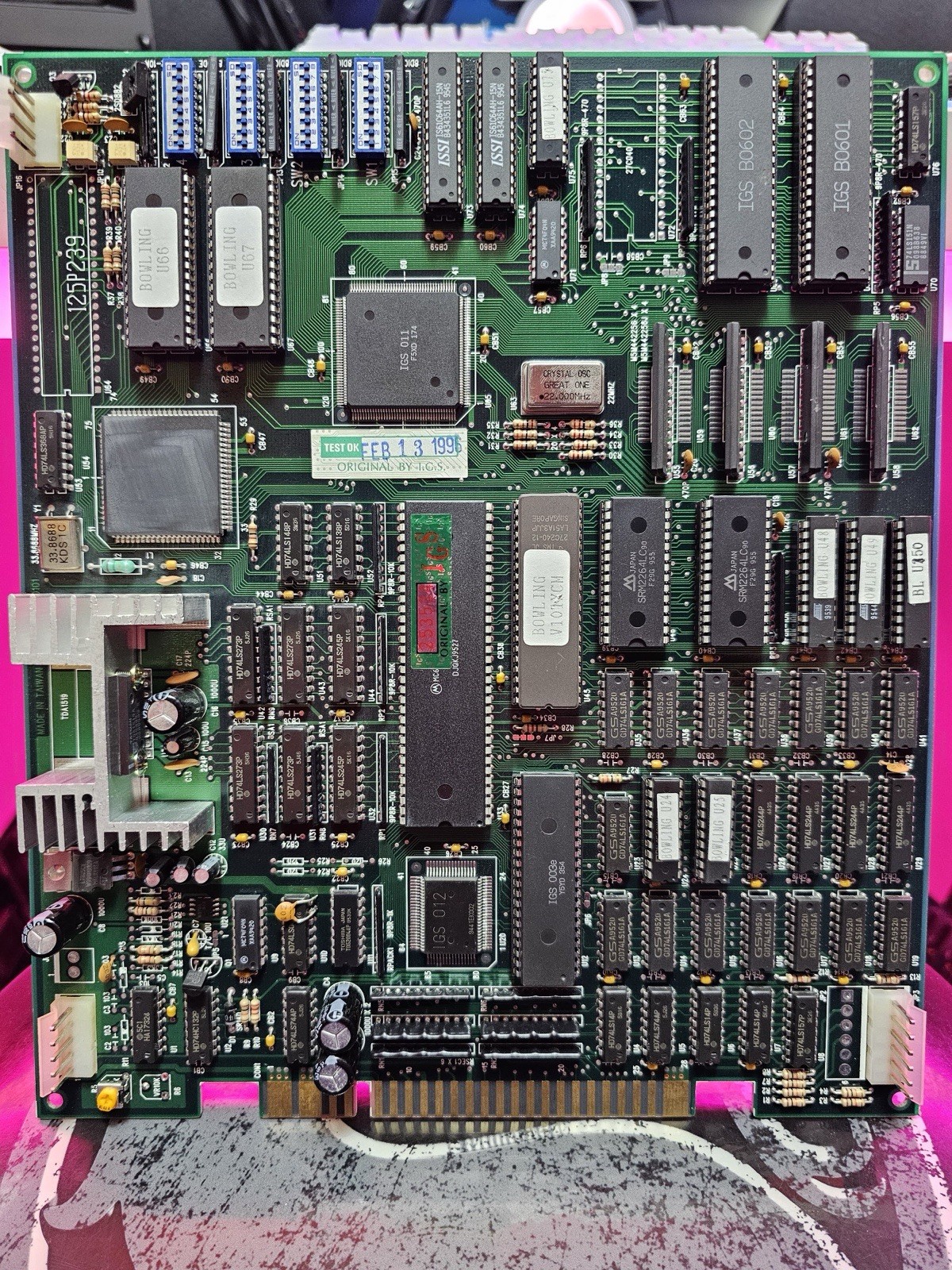 Virtua Bowling Arcade Jamma PCB