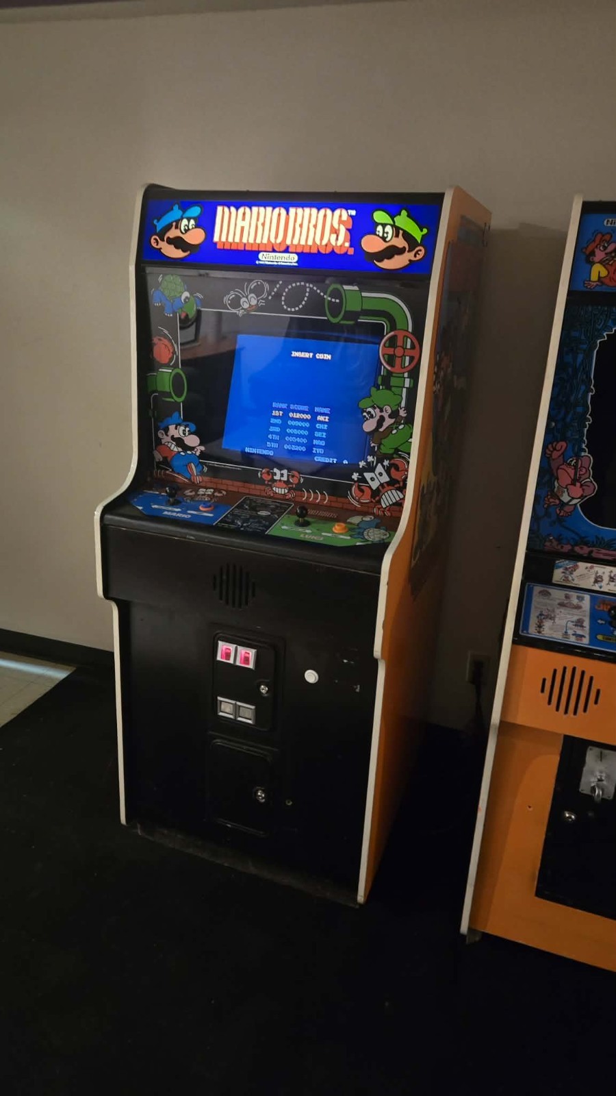 Nintendo Mario Bros Full Size Arcade Machine – Original And dedicated Wide Body