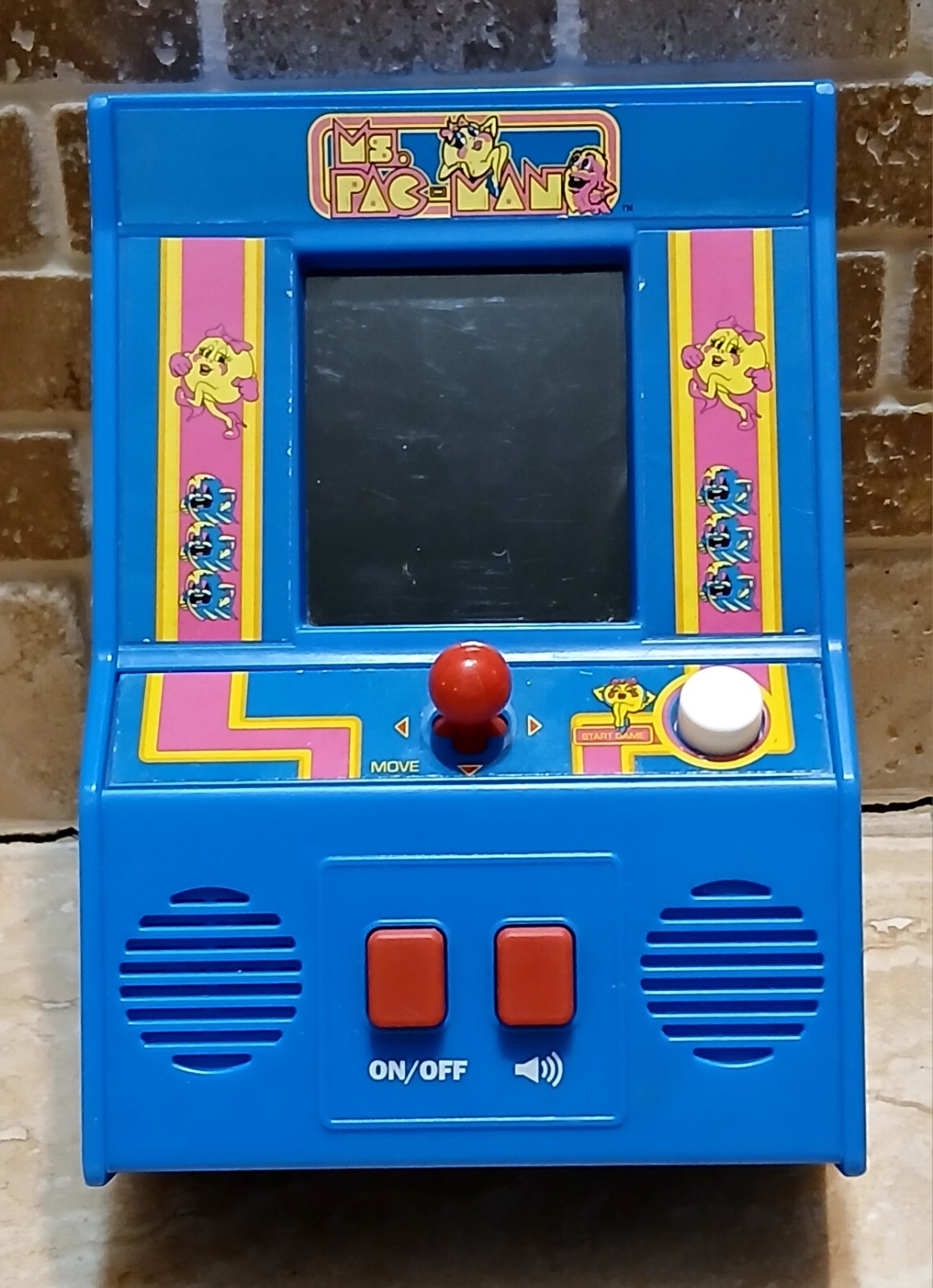 Ms. Pac-Man Hand Held Mini Arcade Video Game 2018 Pacman Pac Man Used Works!!