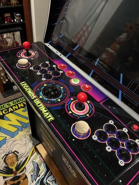 AtGames Legends Ultimate HD Home Arcade includes extra cabinet art