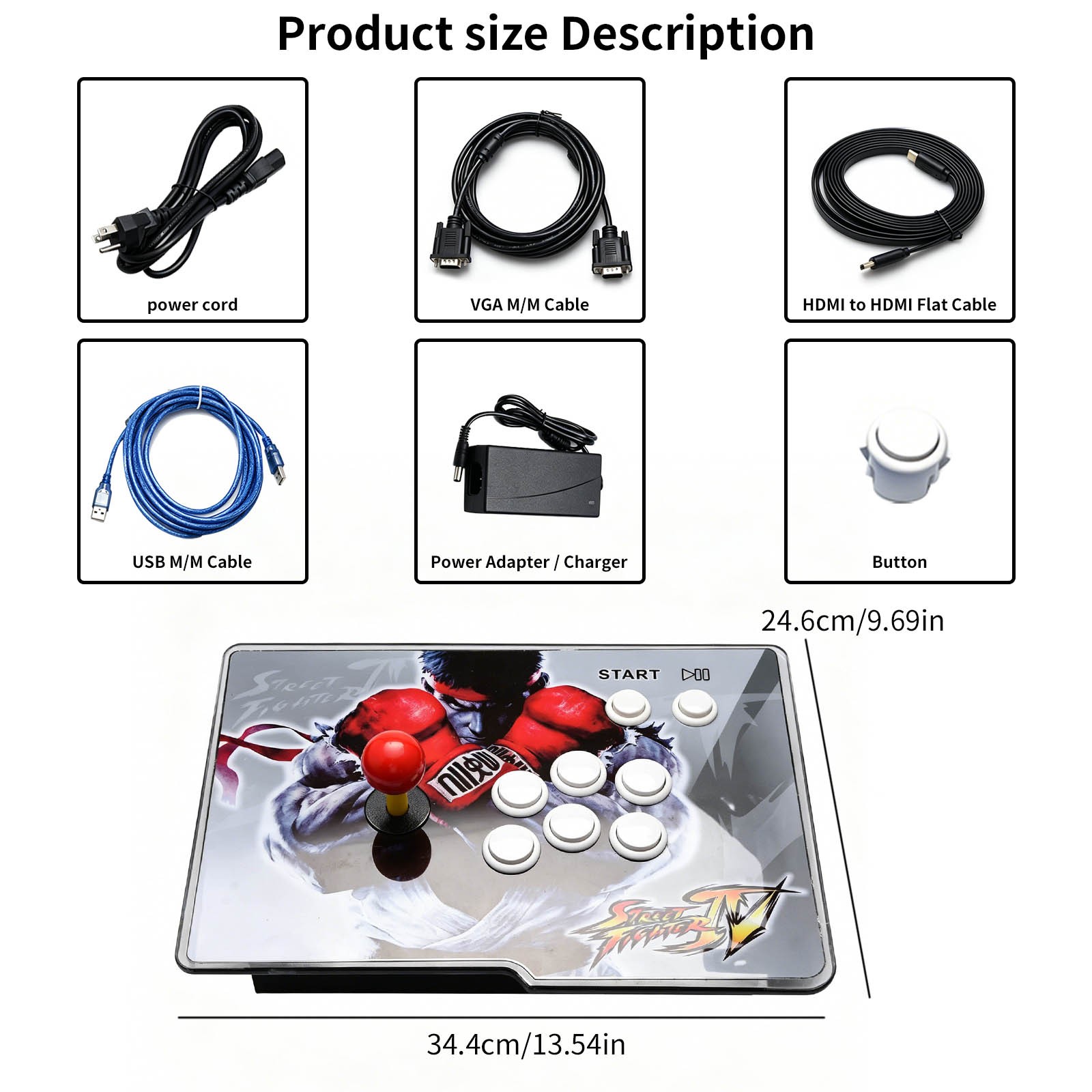 Pandora Box 2413 Games Retro Gaming Console HDMI VGA Output for TV PC Projector