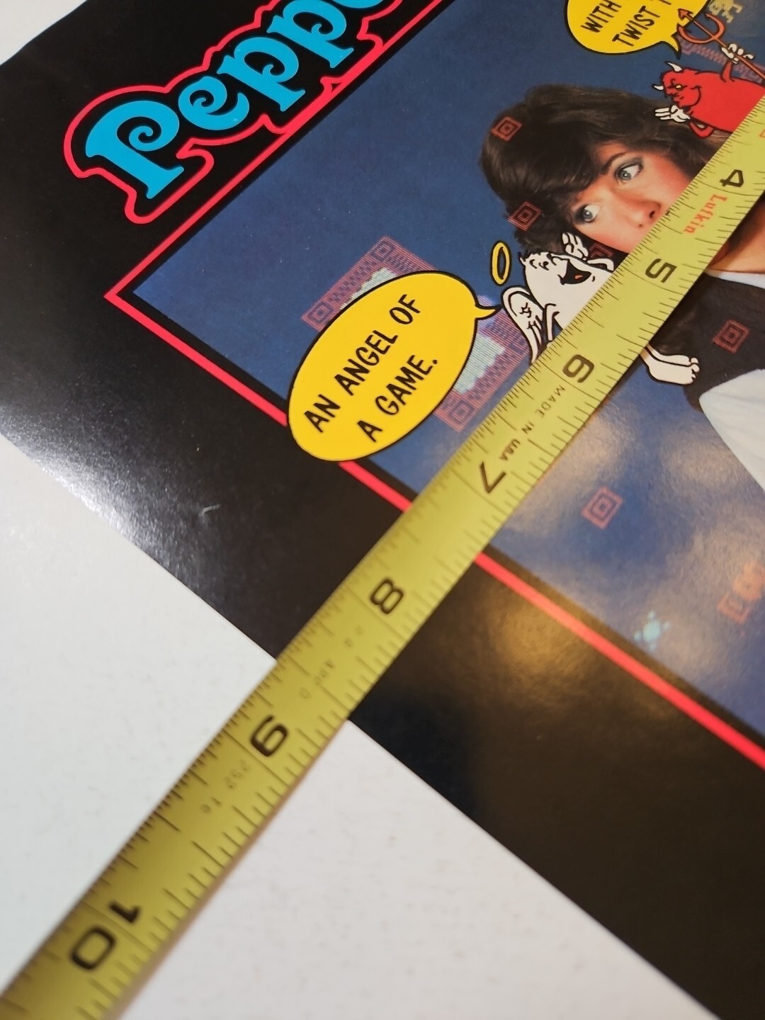 Pepper II Video Arcade Machine Flyer Original Exidy Promotional Advertising 1982
