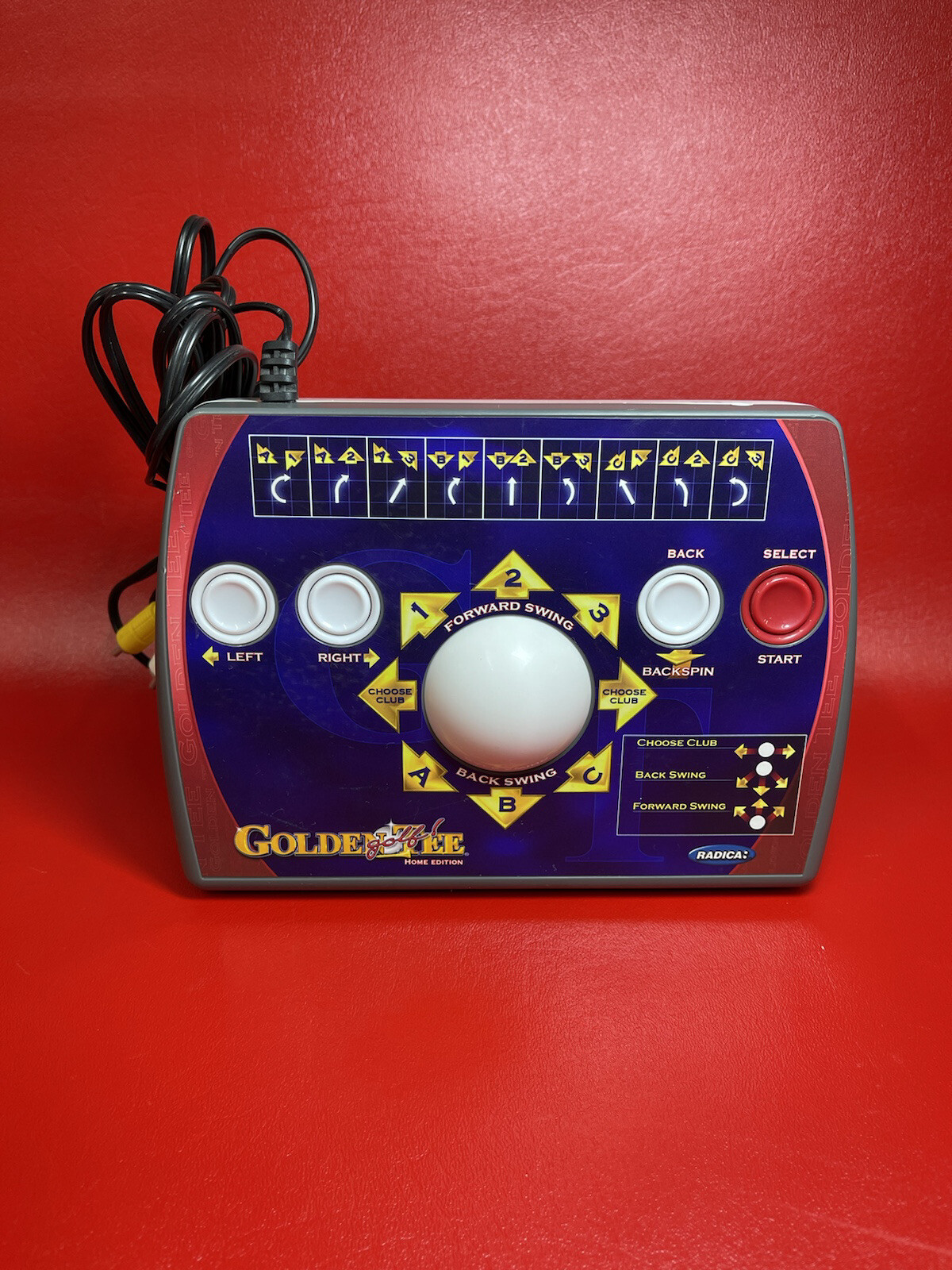 🔥Radica Golden Tee Golf Home Edition TV Plug and Play Video Arcade Game🔥Tested