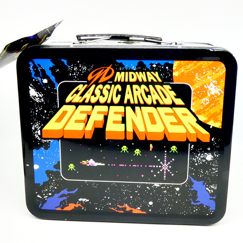 Midway Classic Arcade Tin Lunch Box, Defender NEW