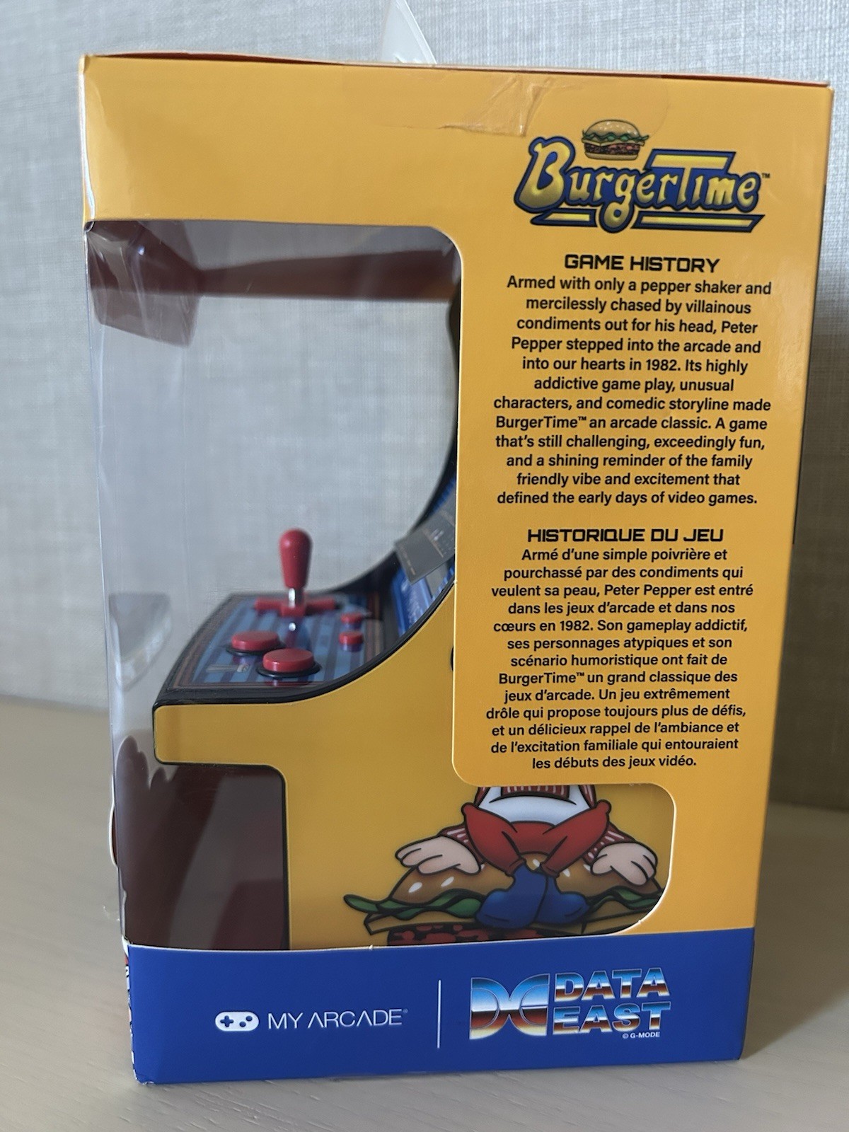 My Arcade Burgertime Micro Player Mini Arcade Machine – Brand New