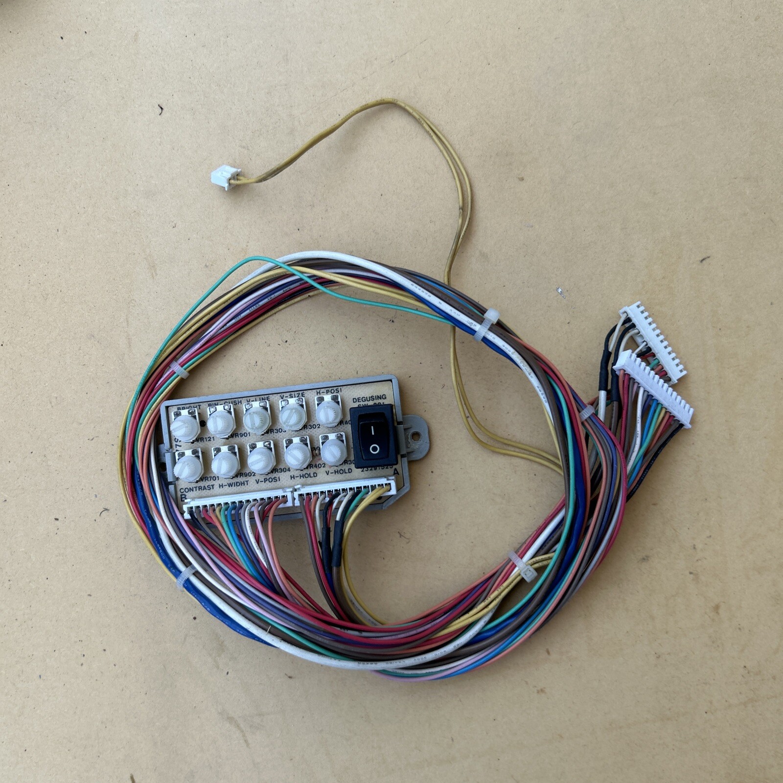 Arcade Monitor Chassis Adjuster Unknown Degaussing Untested Pcb Game Part B21-14