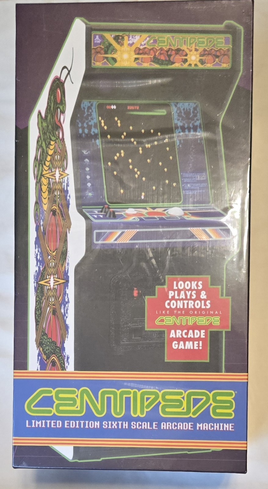 Replicade Centipede 1/6 Scale Mini Arcade Game New Wave Toys Limited Edition