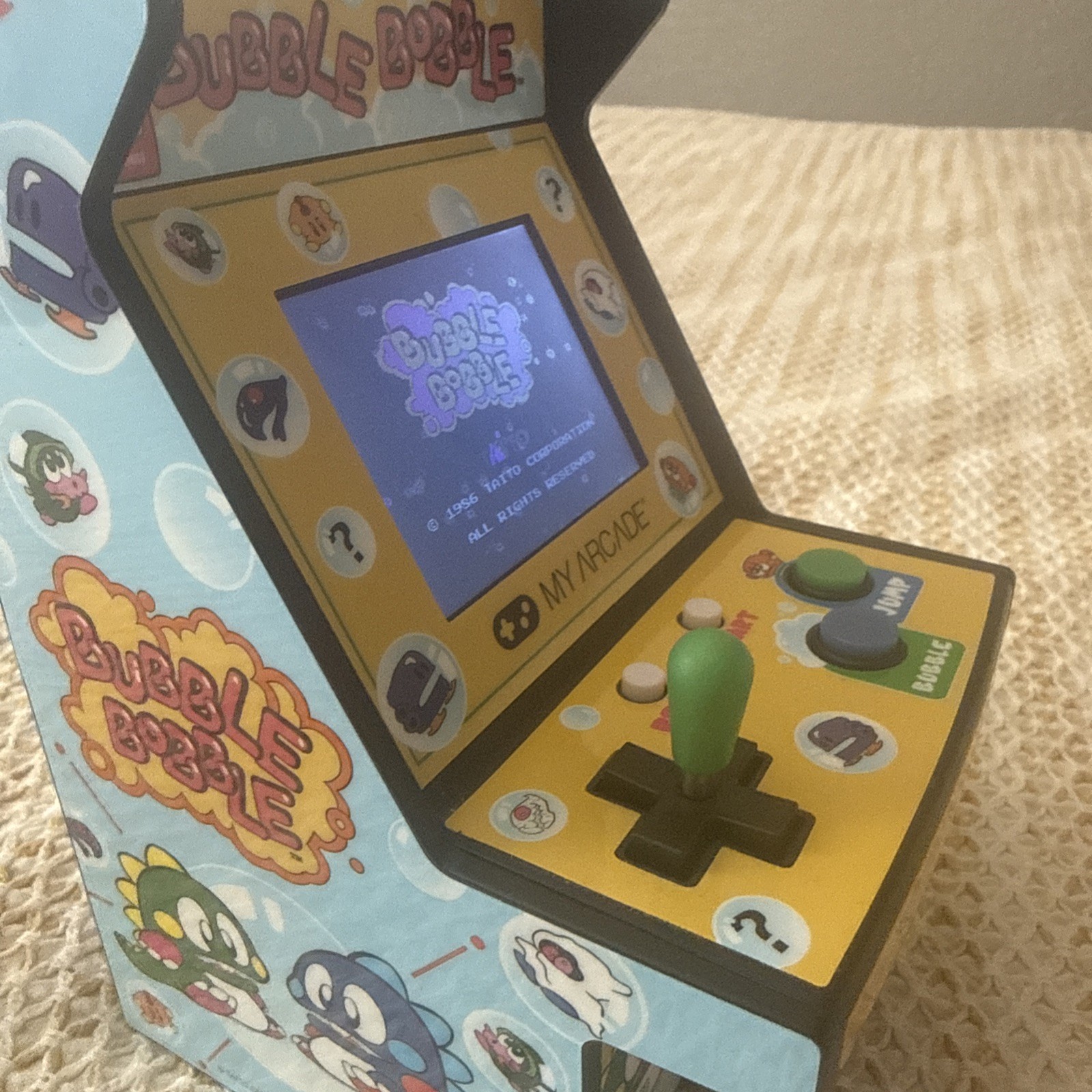 WB My Arcade DGUNL-3241 Bubble Bobble Micro Player Retro Arcade Machine – 6.75″
