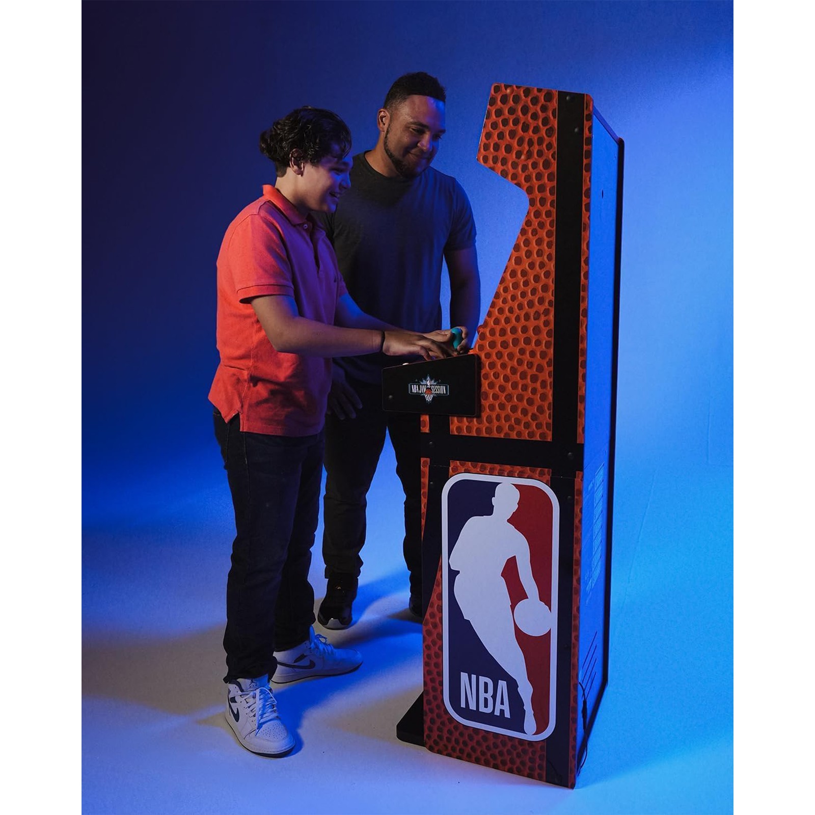 Arcade1Up NBA JAM Deluxe 2-Player Control Panel Arcade Machine, 5′ Home Cabinet
