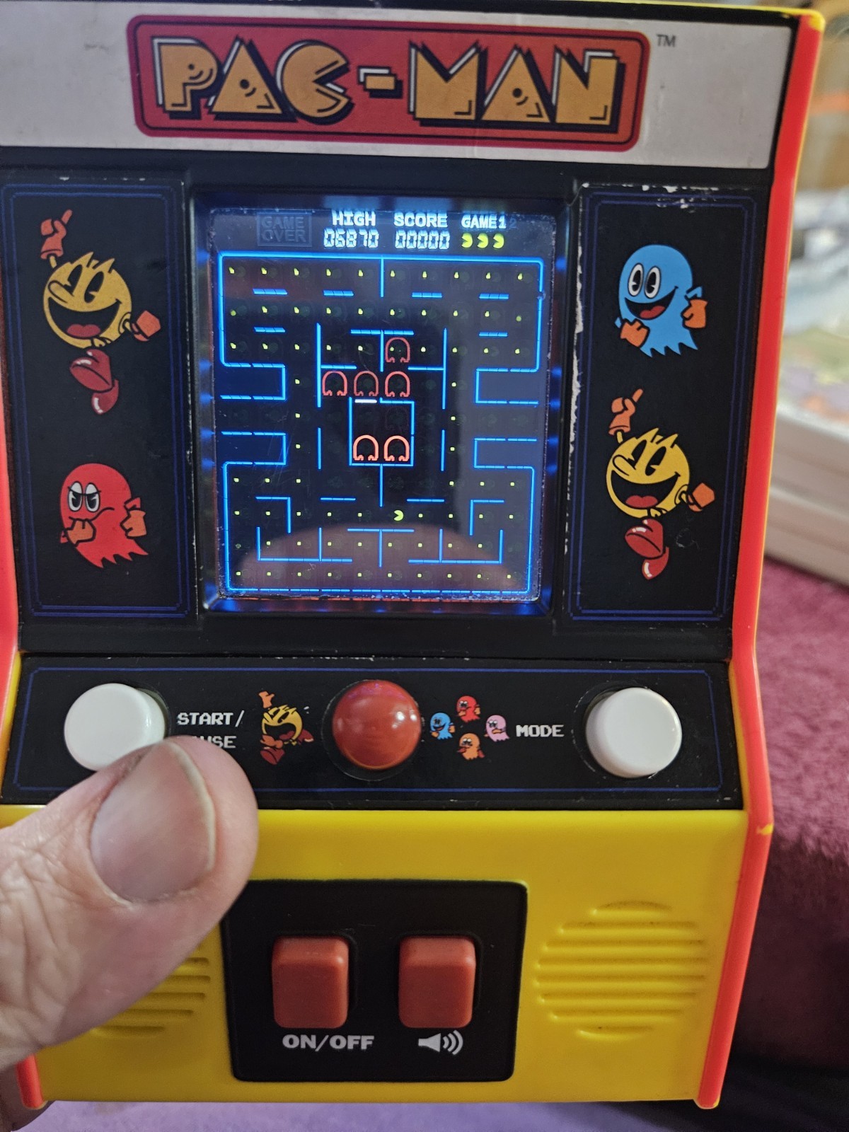 Pac-Man 40th Anniversary Mini Arcade Classics Machine