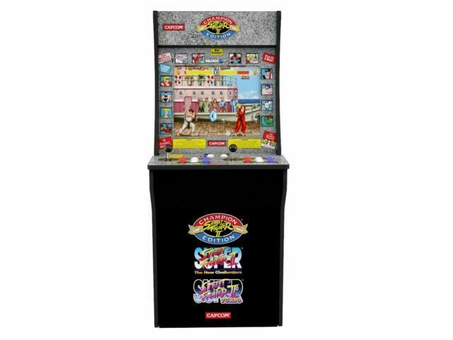 Arcade 1Up Street Fighter II Retro Video Game 3 In 1 Cabinet Capcom BRAND NEW