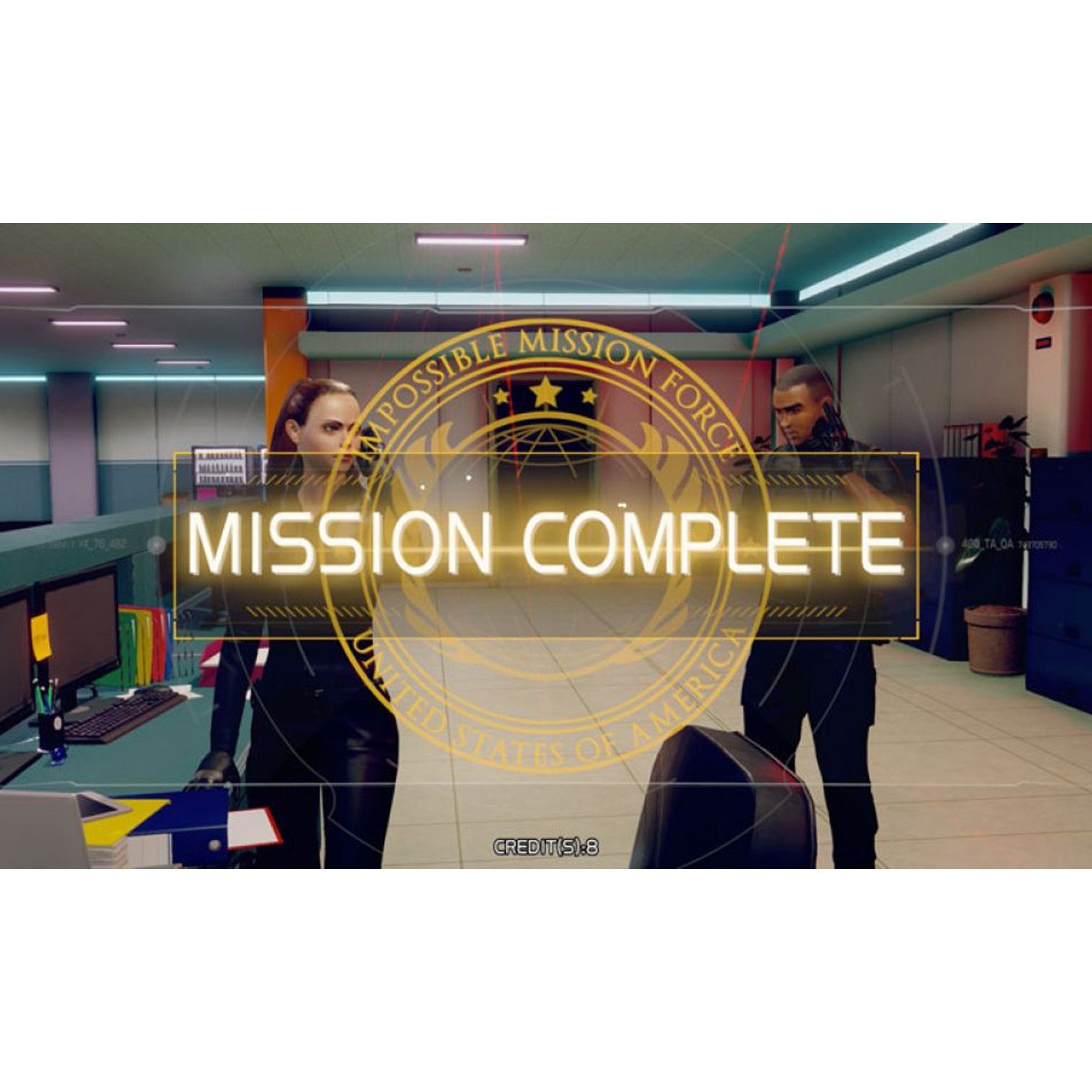 SEGA Mission Impossible Deluxe Arcade Gun Shooting Video Game – 4 Players
