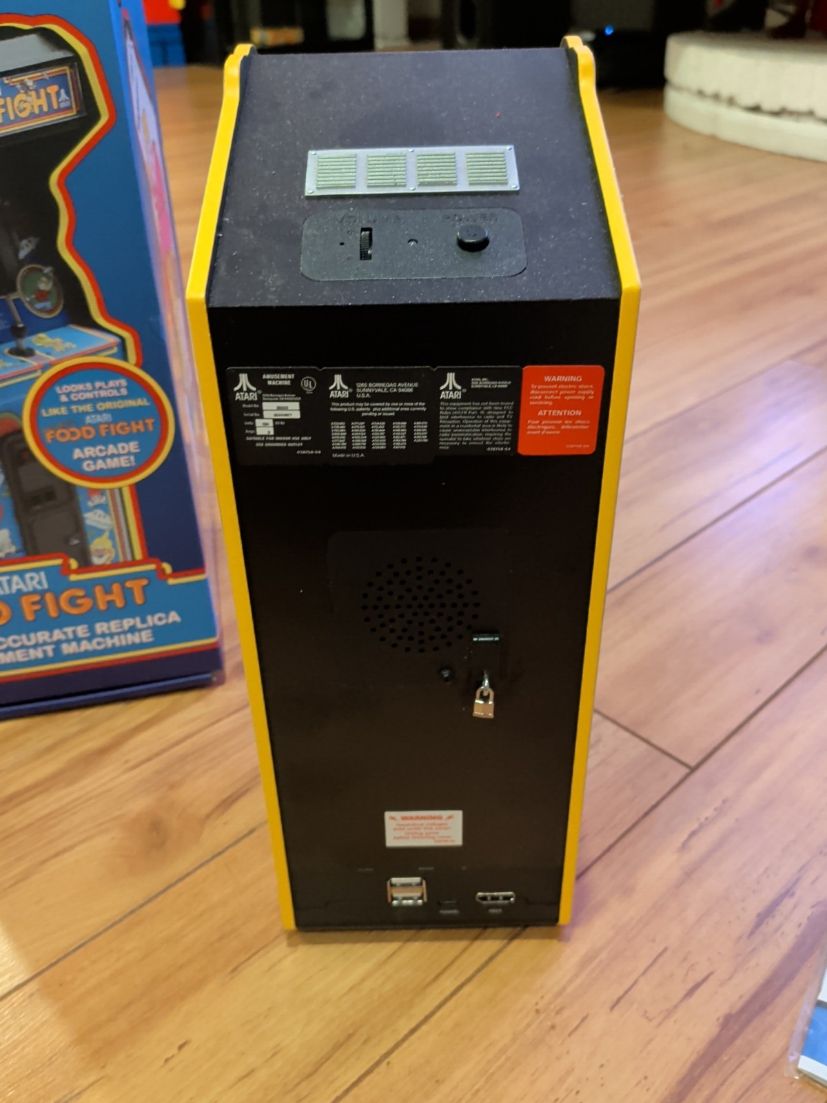 Atari Food Fight Replicade Exclusive – New Wave Toys Mini Arcade