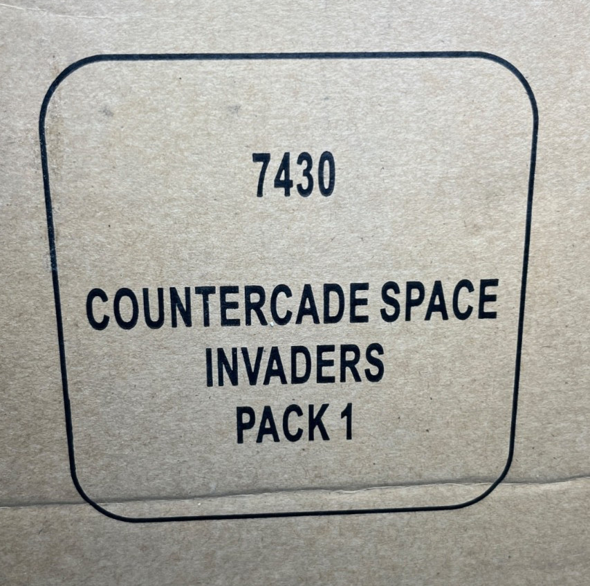 RARE Arcade1UP Space Invaders CounterCade 2019 Sealed in Box Counter Cade Taito