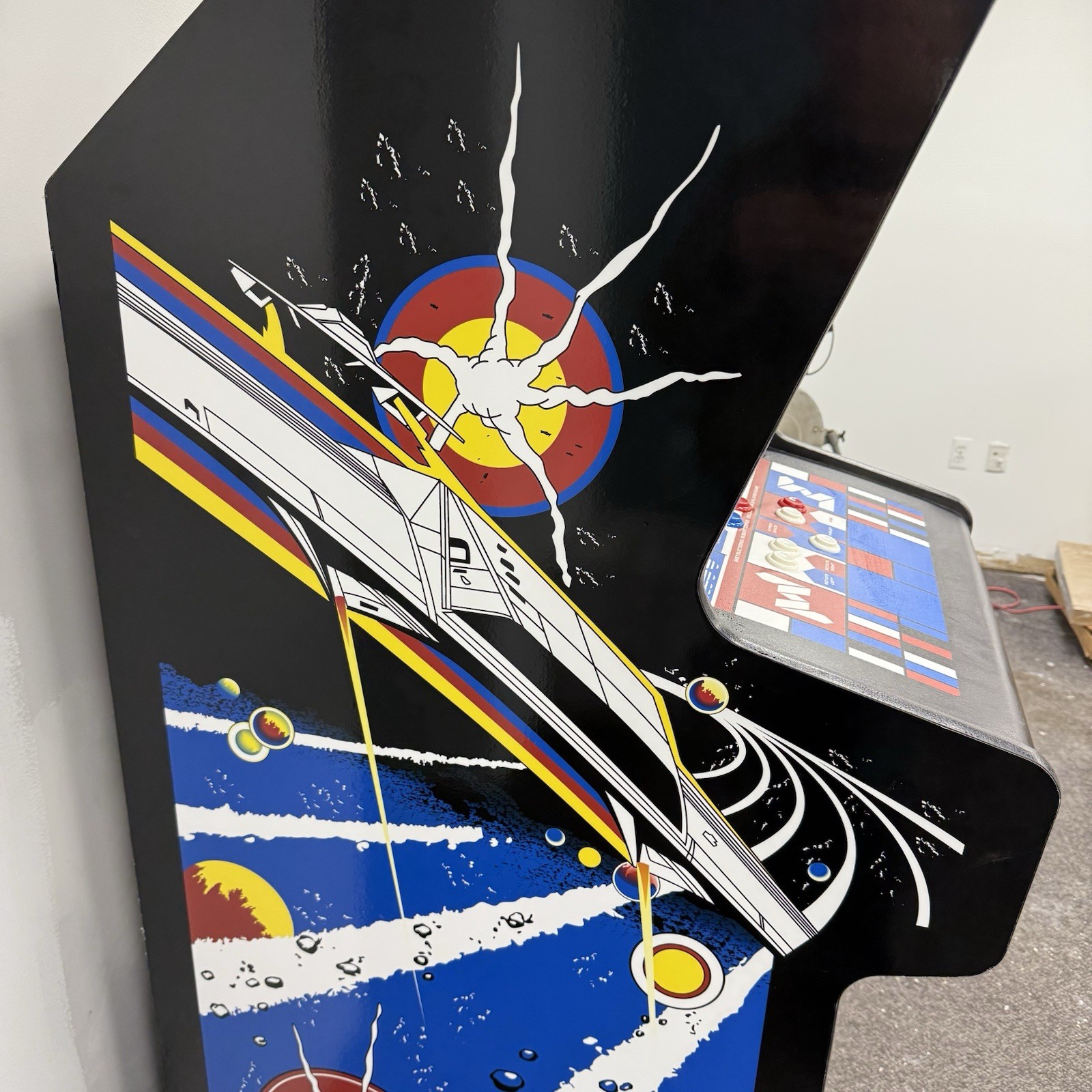 Original ASTEROIDS Atari COIN-OP CLASSIC Arcade Video Game Needs Internal Board