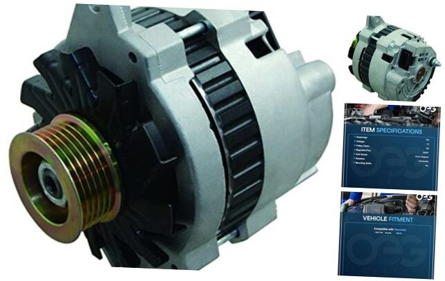 New Alternator Compatible With Chevrolet Corvette V8 5.7L 87 88 89