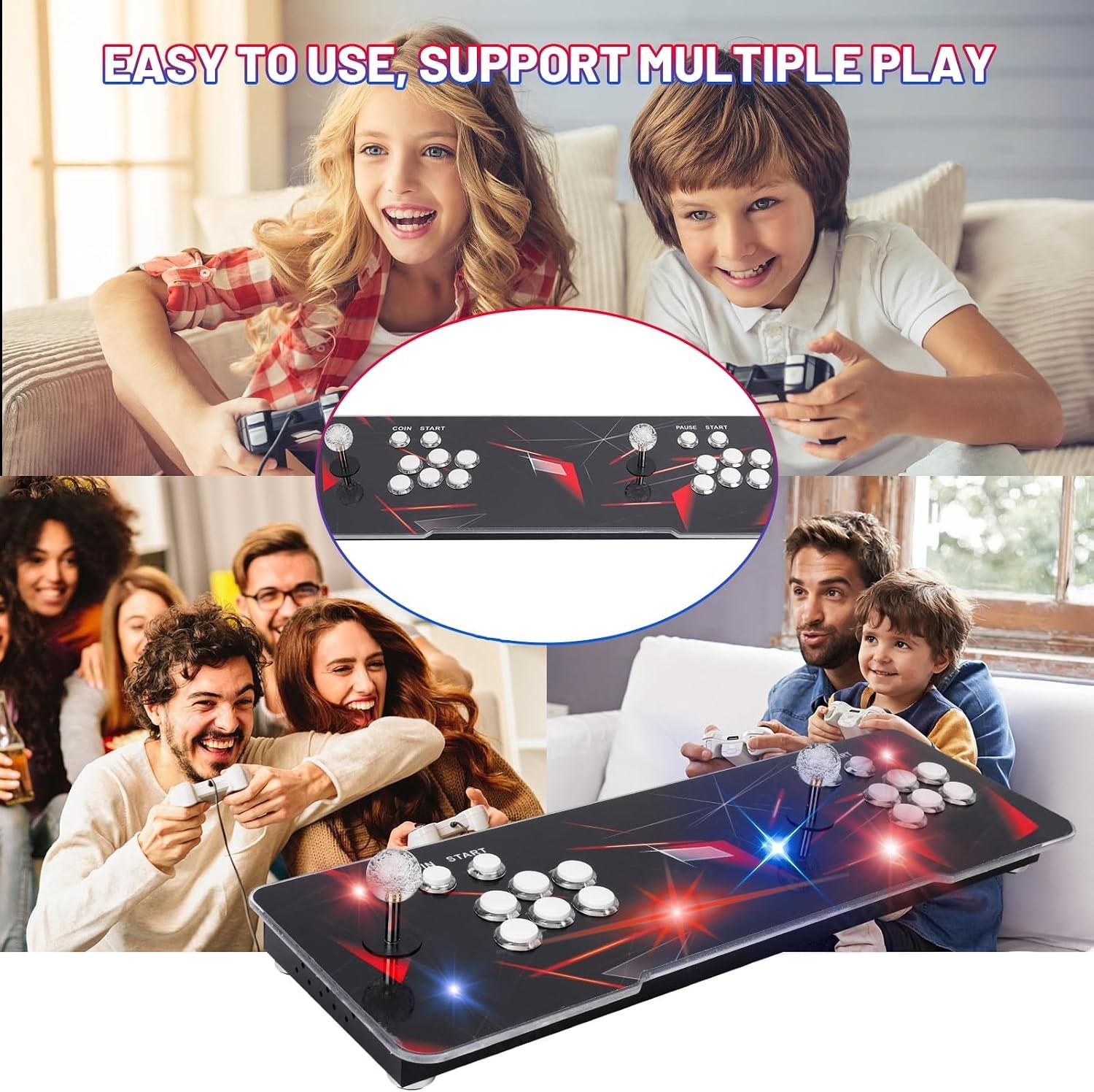 【 35000 Games in 1 】 70S Pandoras Box Arcade Game Console Retro Game Machine for