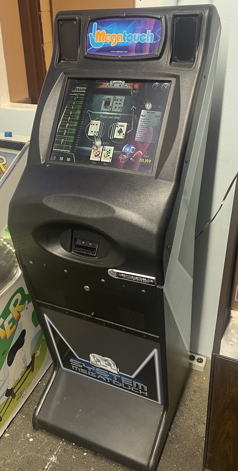 Working Megatouch Upgraded Force Standup Arcade Game Machine Bill Acceptor Only
