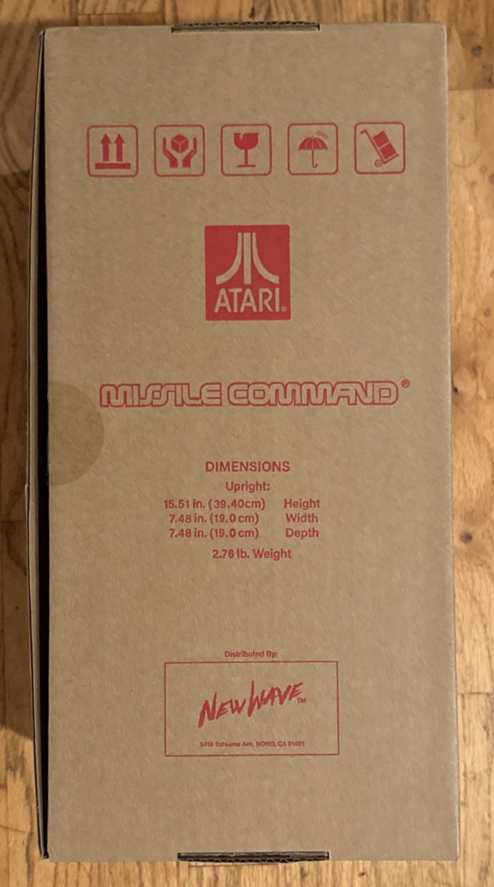 NEW WAVE TOYS MISSLE COMMAND X REPLICADE Atari Arcade 1/6 Scale *RARE/OOP*