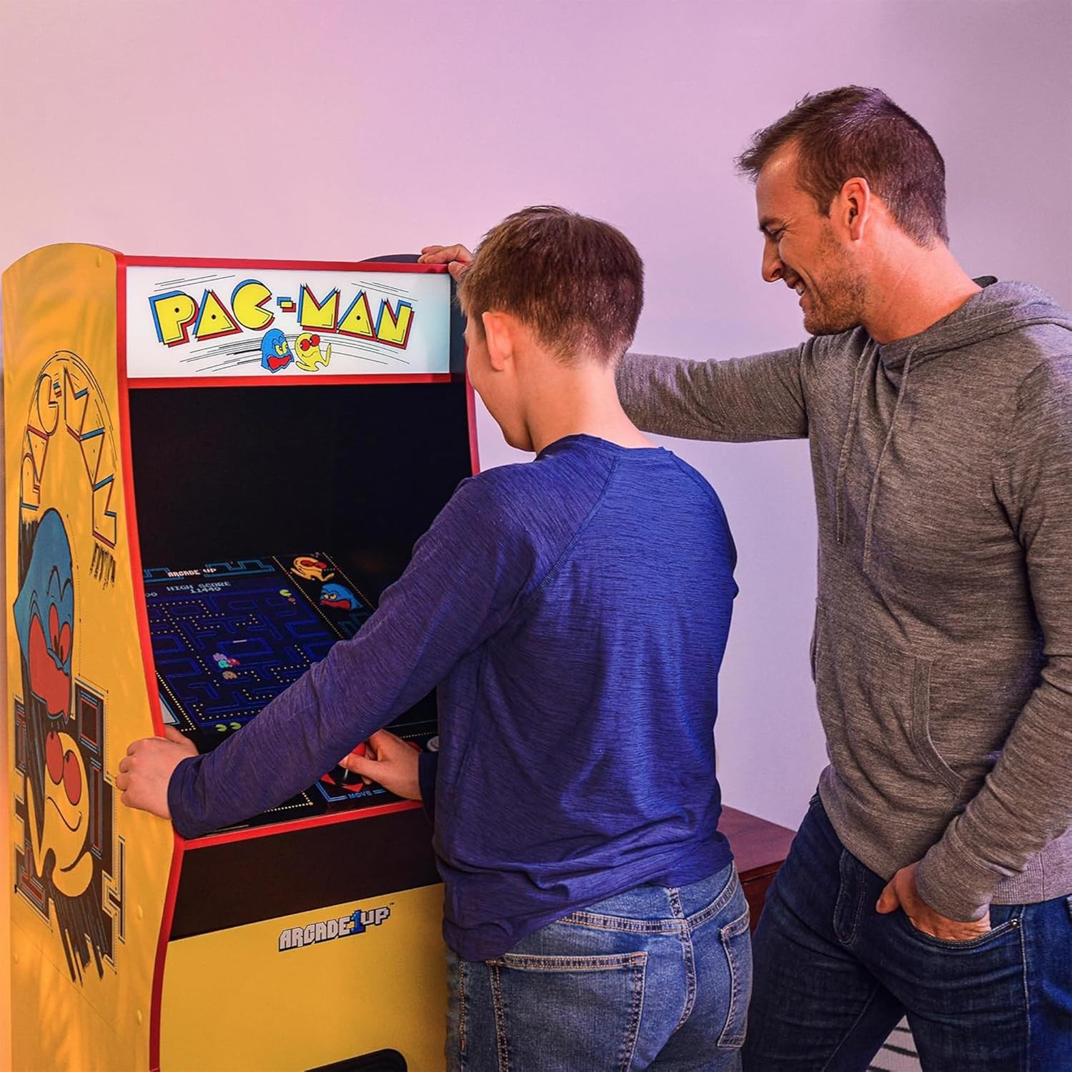Pac-Man Deluxe Arcade Machine for Home – 5 Feet Tall – 14 Classic Games