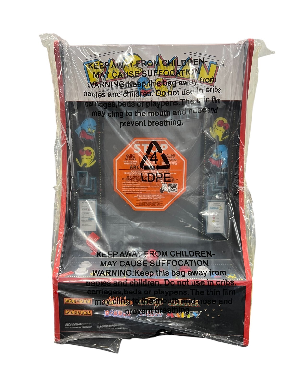 Arcade1Up Party-CADE Pac-Man PARTY-CADE 8-IN-1 Unused 17″ LCD Original Packaging
