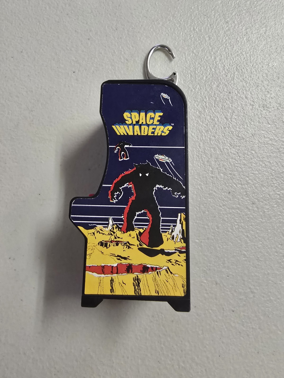 Arcade Space Invaders Miniature Game Hand Held Retro Gaming 2017 Keychain Works
