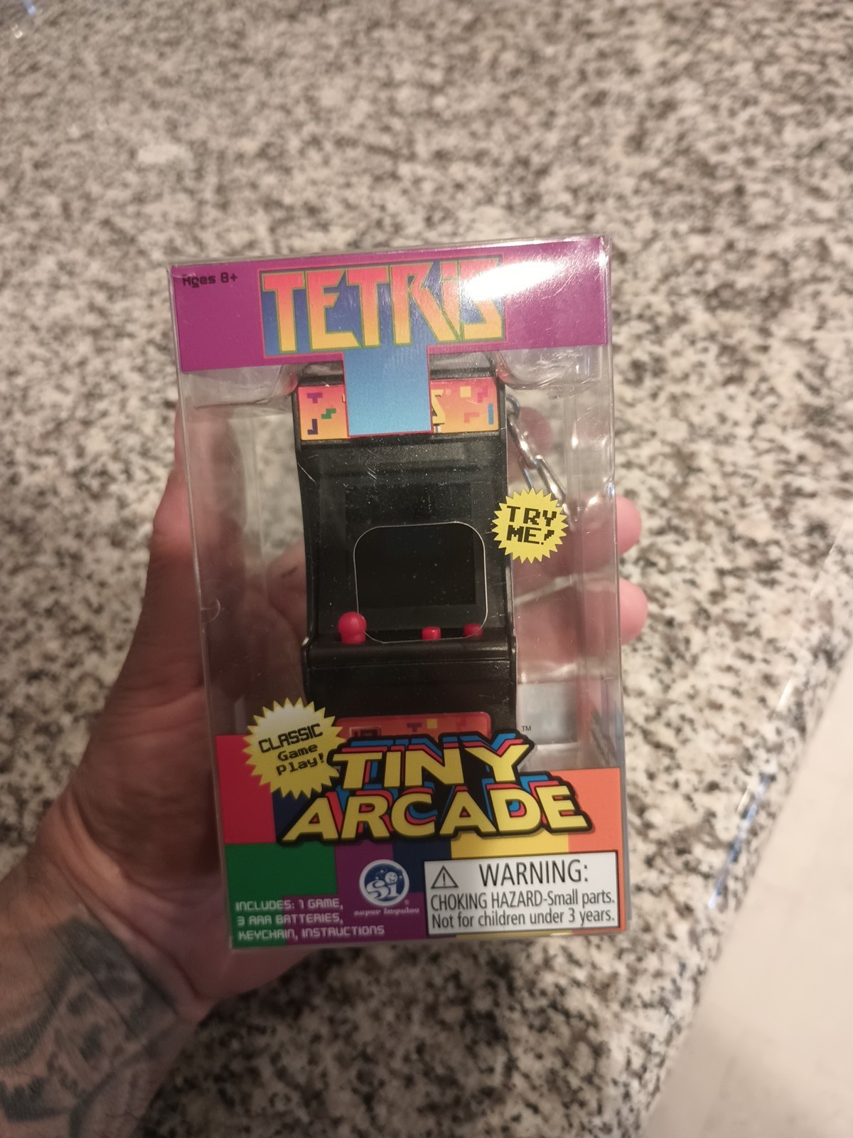 Tetris Tiny Arcade NOS in box 2019 issued Super Impulse USA