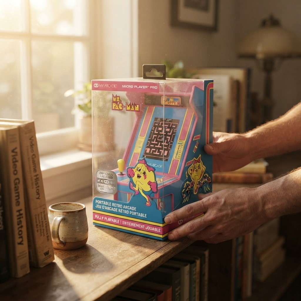 Ms. Pac-Man Handheld Arcade – Officially Licensed Collector’s Item for Gamers