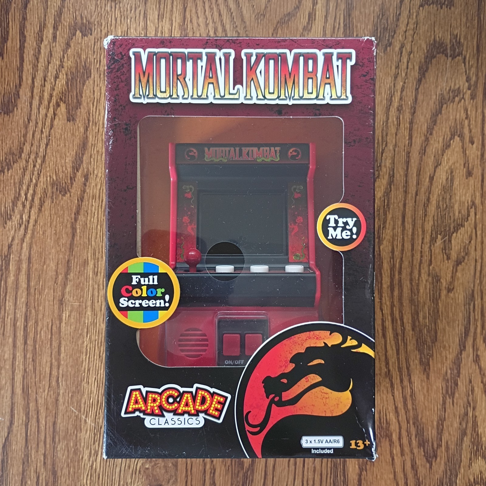 Mortal Kombat Mini Arcade Classics Basic Fun 90’s Video Game WB Retro Gaming NEW
