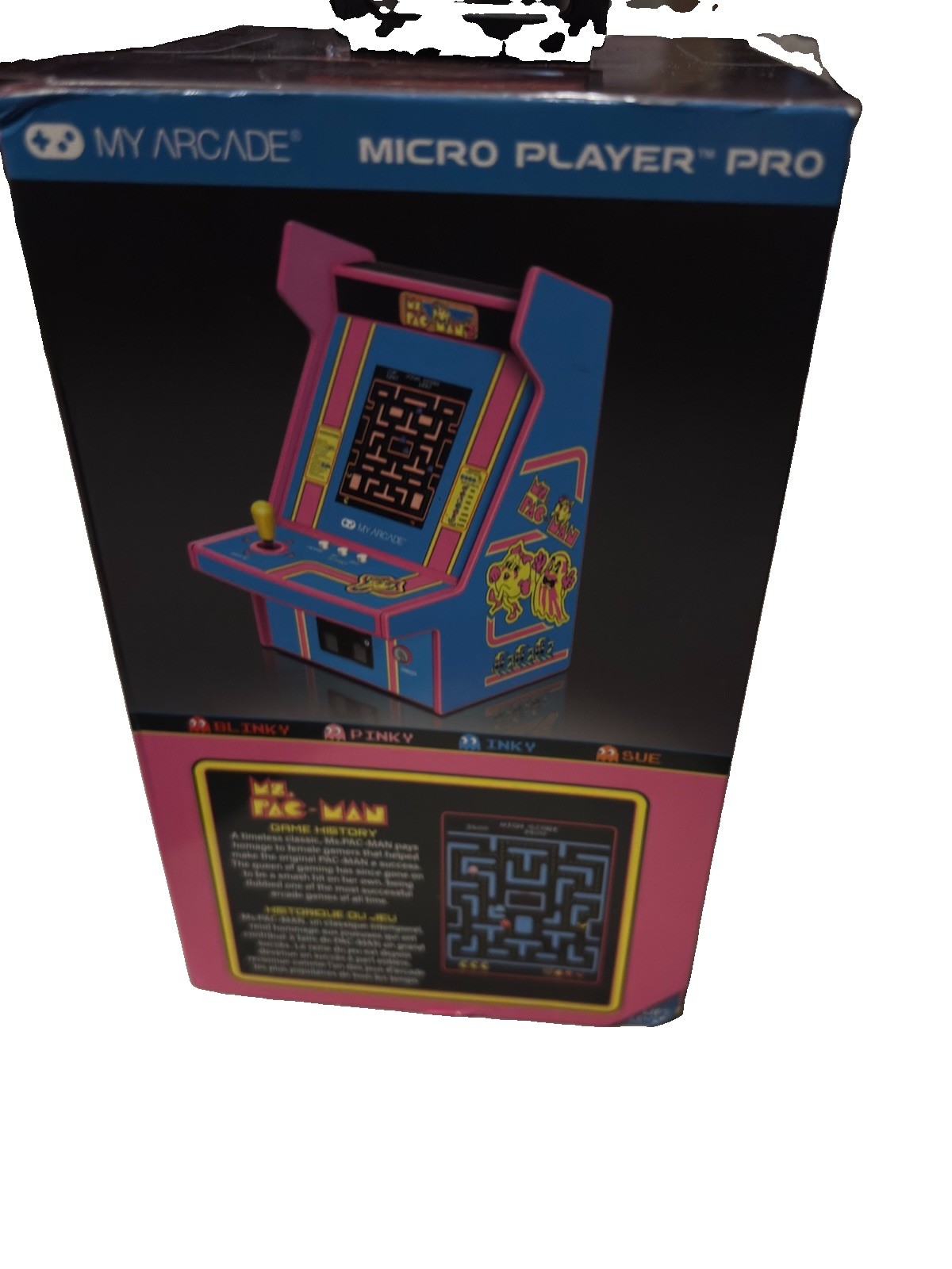 My Arcade Micro Player Pro Ms. Pac-Man Portable Retro Arcade
