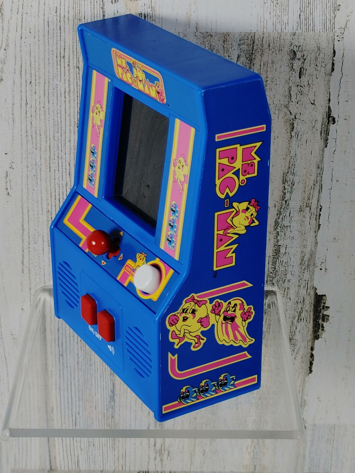 Ms. Pac-Man Retro Mini Arcade Handheld Game Bandai Namco – WORKS GREAT