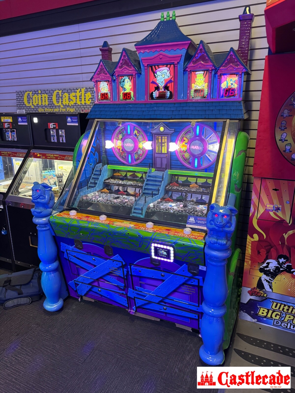 Monster Match Coin Pusher game from Family Fun Co!