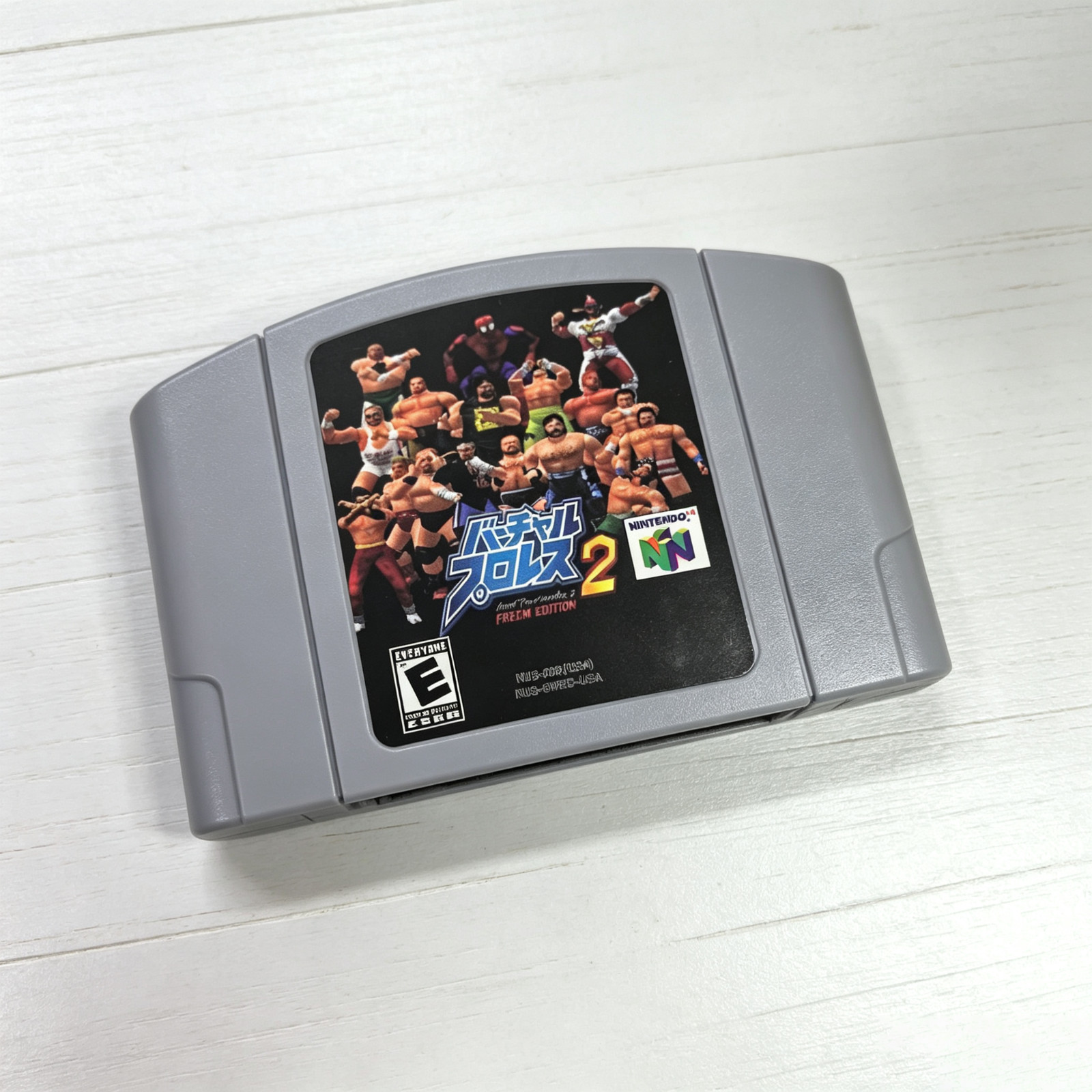 Video Games For Nintendo N64 US Version Virtual Pro Wrestling 2 FREEM Edition