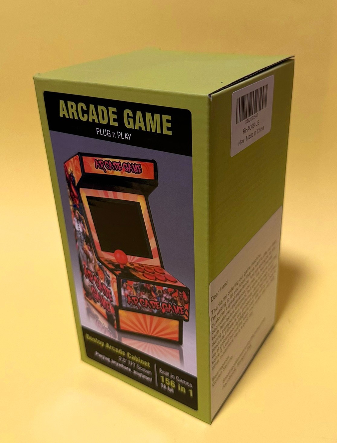 Mini Arcade Game Machine 156 Classic Handheld Games – Golden Security Rhac06