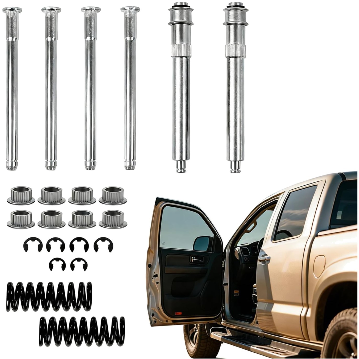 High-Quality Door Hinge Pin & Bushing Repair Kit for Chevy GMC Models 1988-2000