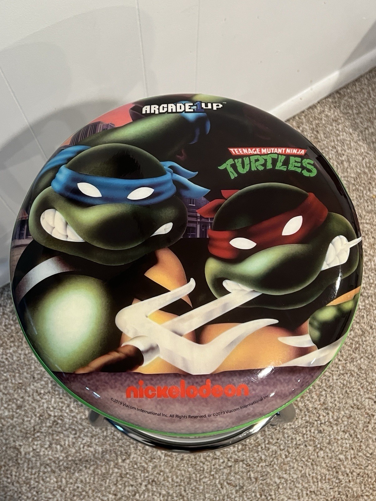 Arcade1Up Teenage Mutant Ninja Turtles TMNT Stool RARE/DISCONTINUED TASTEMAKERS