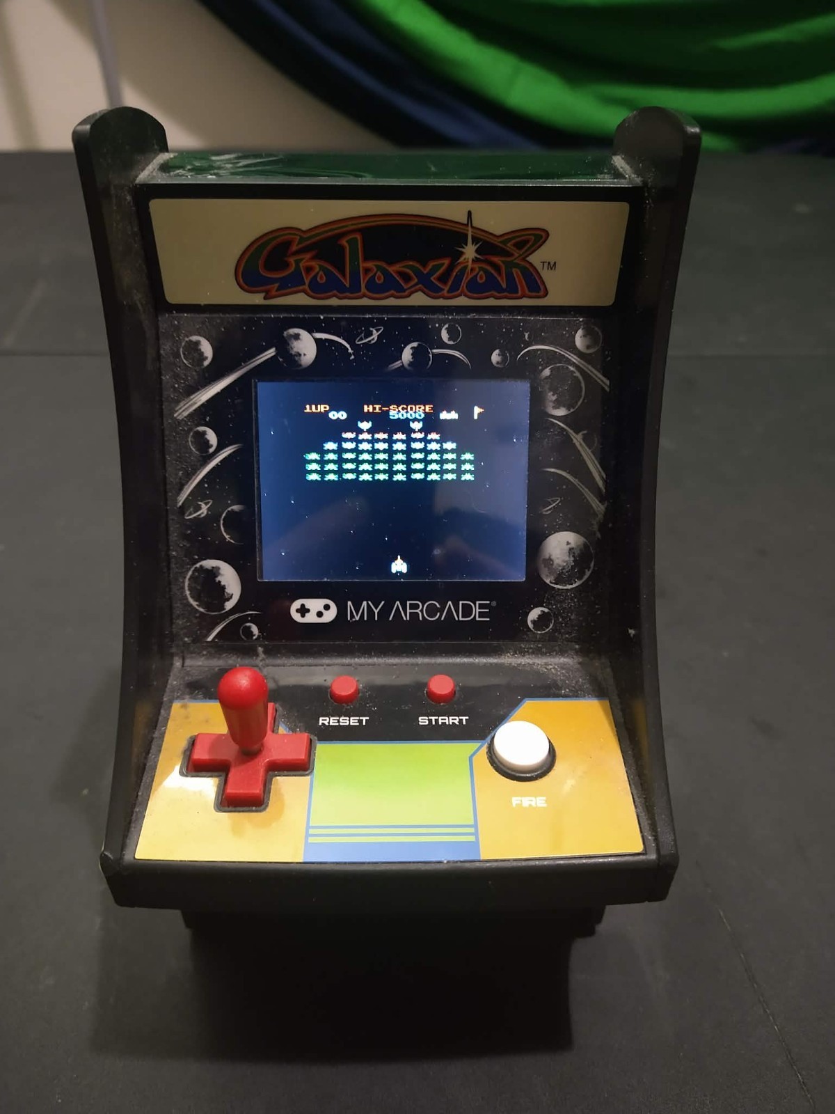 Galaxian My Arcade Mini Retro Arcade Machine Tested Works Classic Video Game