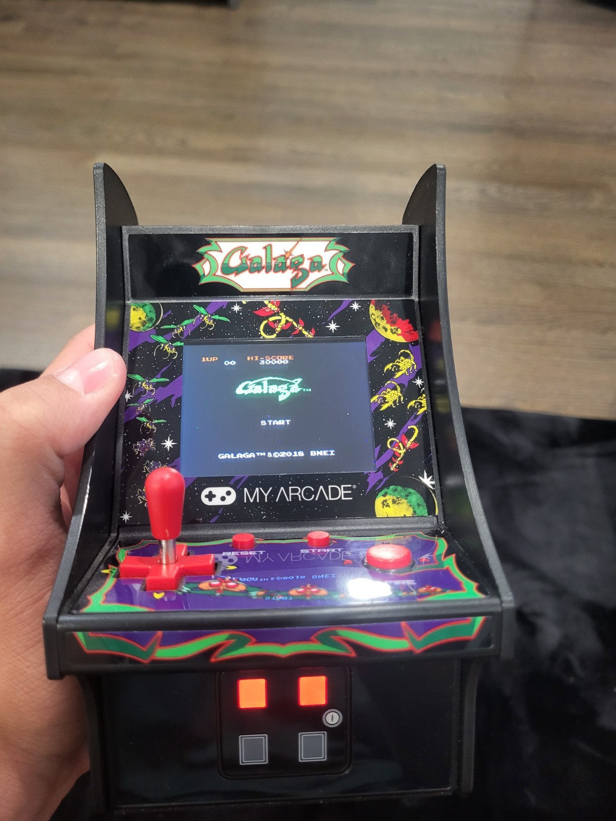 My Arcade Galaga Micro Player Retro Arcade Cabinet (6-Inch Mini Console)