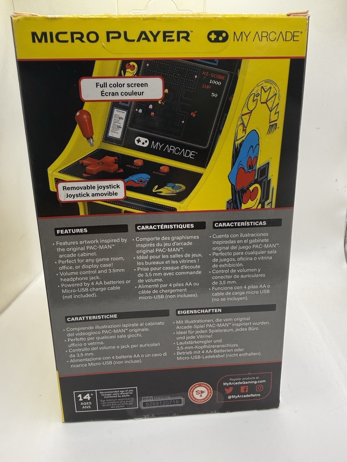 My Arcade Pac-Man Micro Players – 6.75″ Collectible Mini Machine Retro BRAND NEW