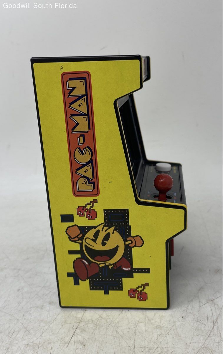Bandai NAMCO Pac-Man Yellow Black Mini Portable Arcade Machine Not Tested