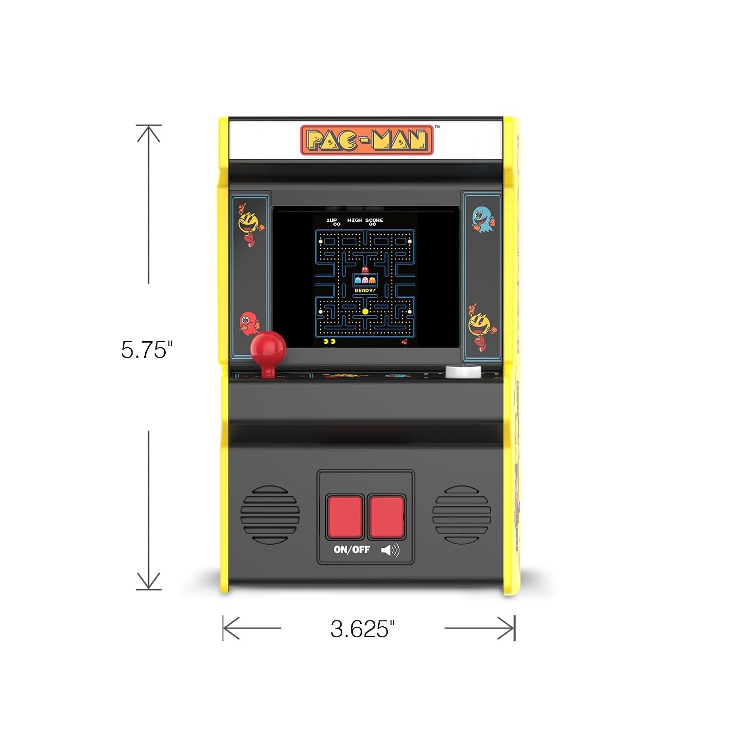 Full-Color Pac-Man Handheld Arcade Game – Battery Powered Retro Fun