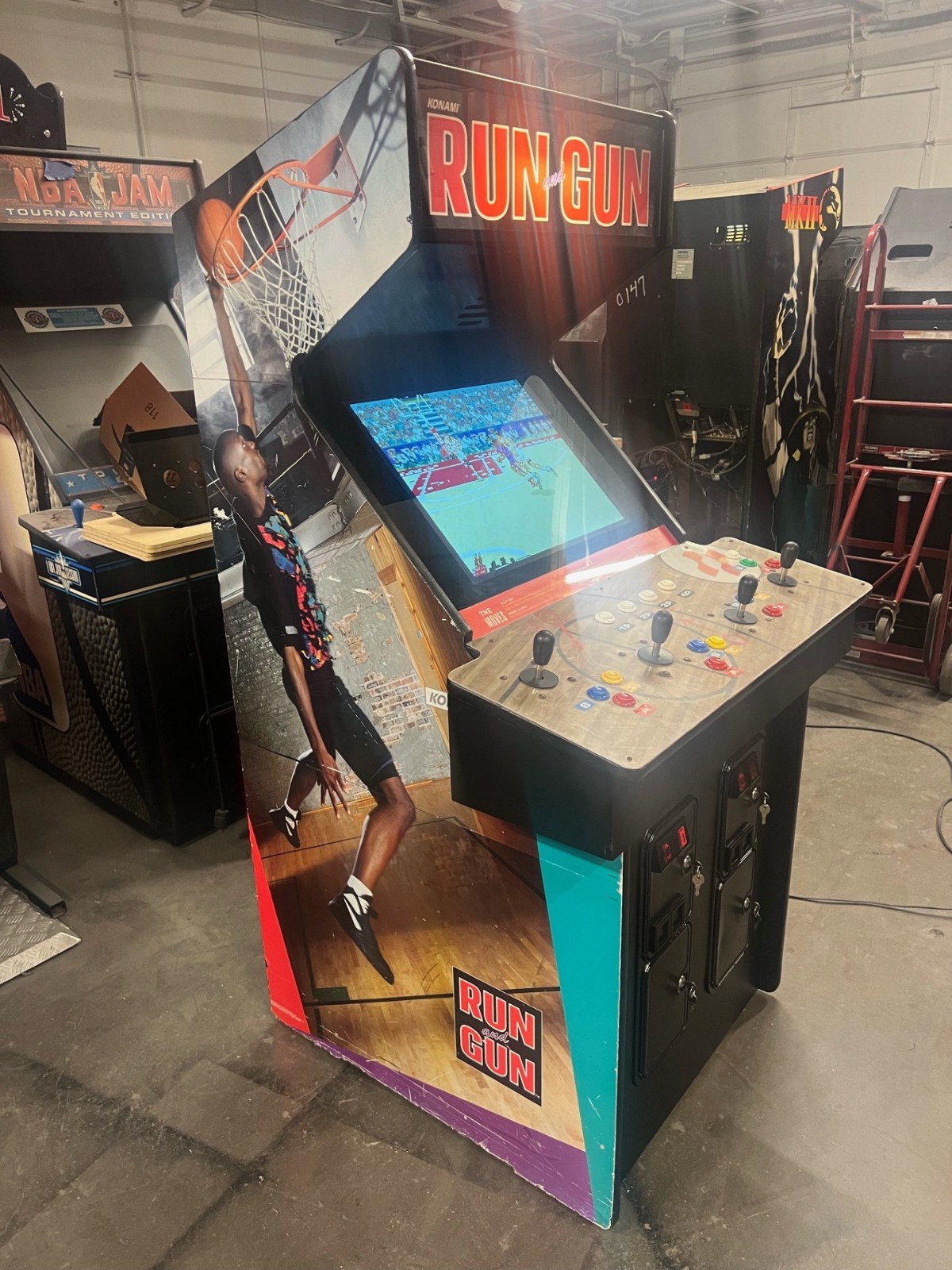 RUN AND GUN ARCADE MACHINE by KONAMI 1993