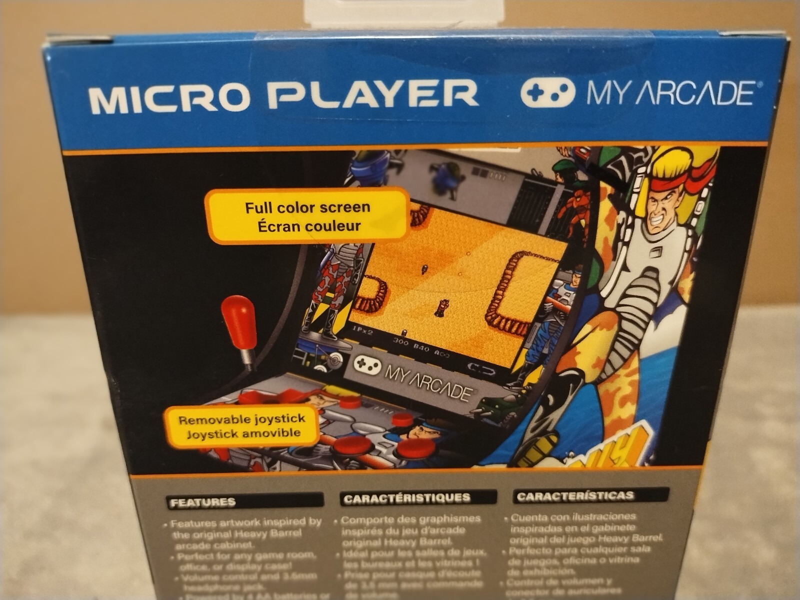 Heavy Barrel My Arcade Micro Player Mini Retro Arcade Game Machine New NIB 2017