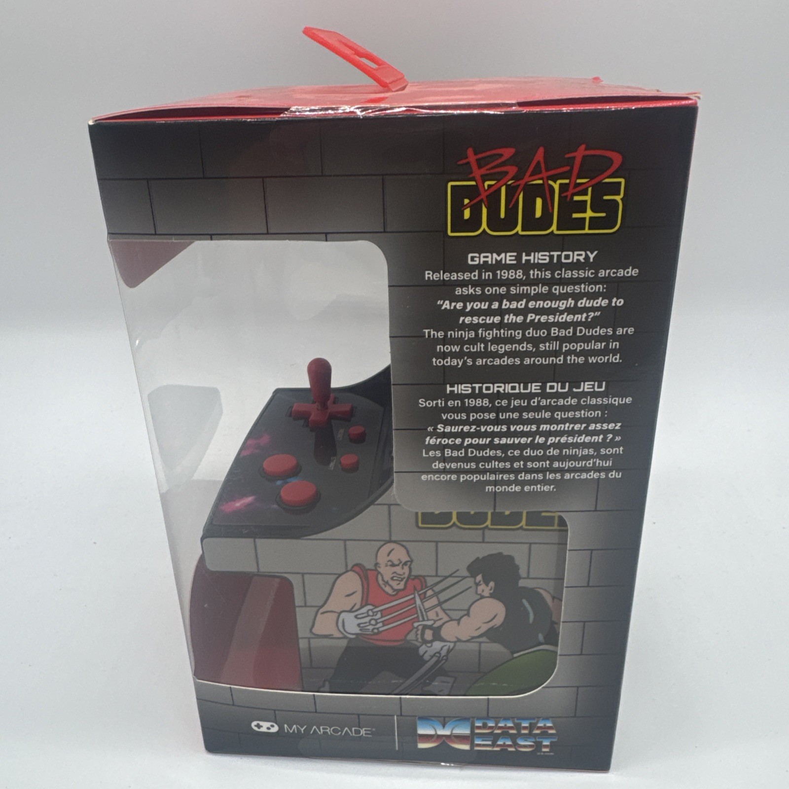 My Arcade Bad Dudes Micro Player 6.75 Inch Mini Retro Arcade Machine Video Game