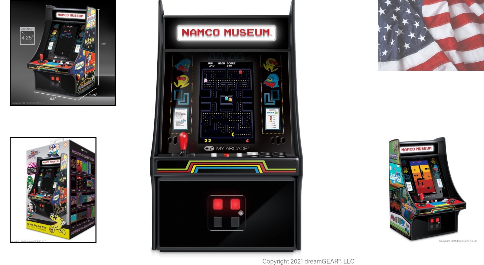 Mini Player 10 Inch Arcade Machine Bandai Namco Museum