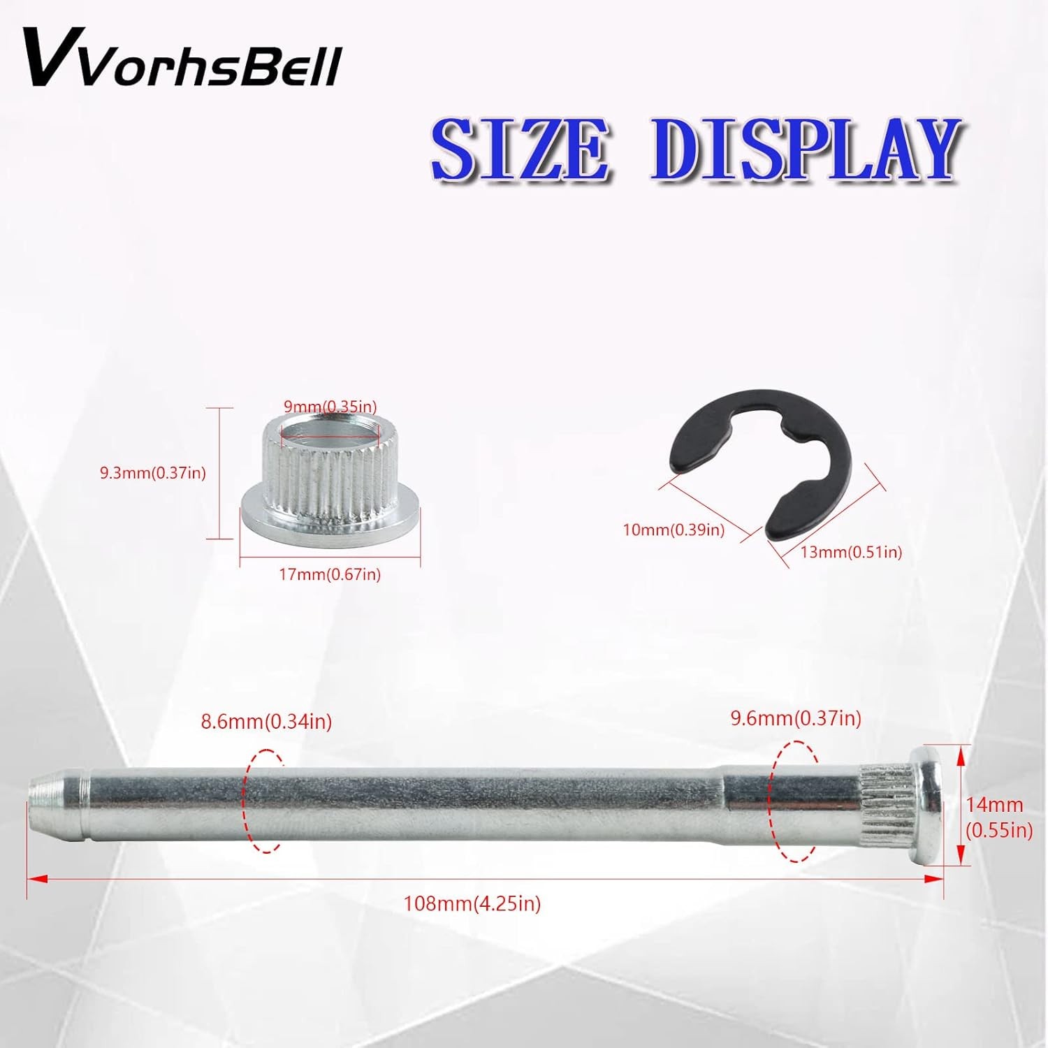 Door Hinge Pin and Bushing Repair Kit